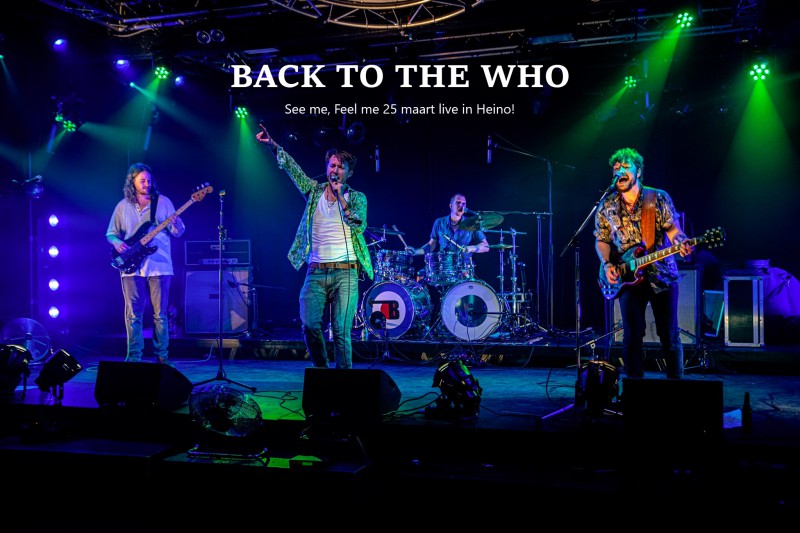 afbeelding: BACK TO THE WHO 