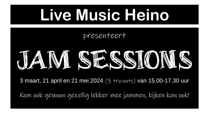 afbeelding: JAMSESSIONS HEINO (2e try-out) 